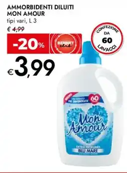 Bennet Ammorbidenti diluiti MON AMOUR offerta