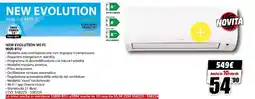 MediaWorld Daikin new evolution wi-fi 9000 BTU offerta