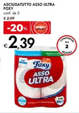 Bennet Asciugatutto asso ultra FOXY offerta