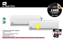 MediaWorld ok. BY Media World Condizionatore DUAL 9000 + 12000 BTU offerta