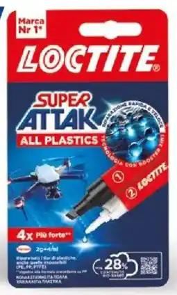 Bennet Super attak plastica LOCTITE offerta
