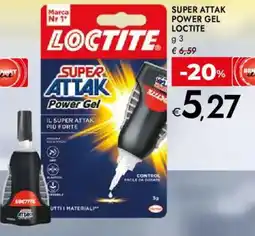 Bennet Super attak power gel LOCTITE offerta