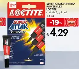 Bennet Super attak minitrio power flex LOCTITE offerta