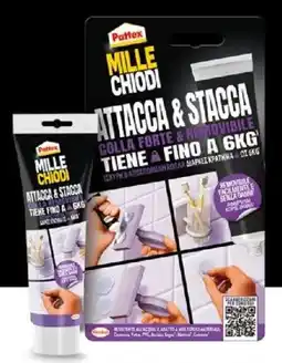 Bennet Millechiodi attacca & stacca PATTEX offerta