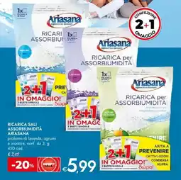 Bennet Ricarica sali assorbiumidità ARIASANA offerta