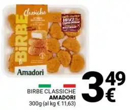Supermercati Gulliver Birbe classiche AMADORI offerta