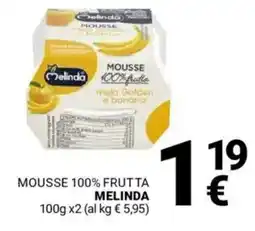 Supermercati Gulliver Mousse mousse 100% frutta MELINDA offerta