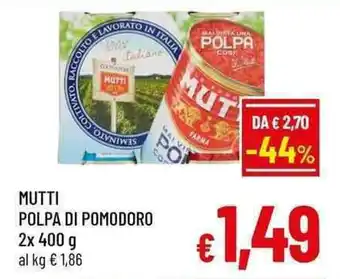 Mutti polpa di pomodoro