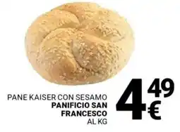 Supermercati Gulliver Pane kaiser con sesamo PANIFICIO SAN FRANCESCO offerta