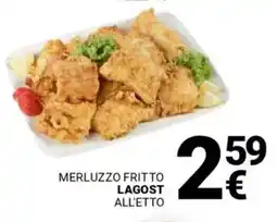 Supermercati Gulliver Merluzzo fritto LAGOST offerta