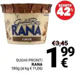 Supermercati Gulliver Sughi pronti RANA offerta
