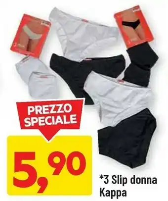 DPiù Kappa 3 slip donna offerta