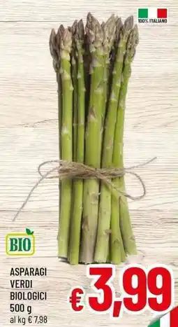 A&O Asparagi verdi biologici offerta