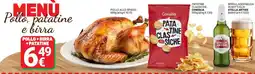 Supermercati Gulliver Pollo+birra +patatine offerta
