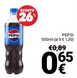 Supermercati Gulliver Pepsi offerta