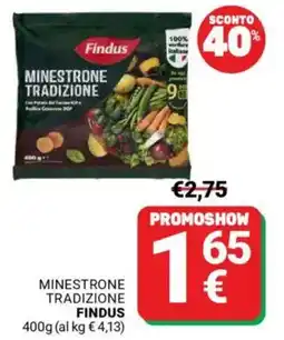 Supermercati Gulliver Minestrone tradizione FINDUS offerta