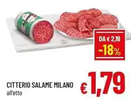 A&O Citterio salame milano offerta