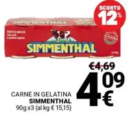 Supermercati Gulliver Carne in gelatina SIMMENTHAL offerta