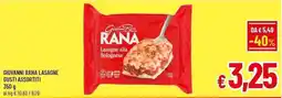 A&O Giovanni rana lasagne offerta