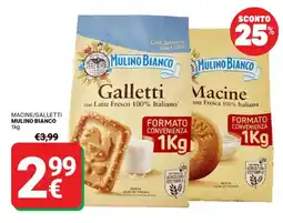 Supermercati Gulliver Macine/galletti MULINO BIANCO offerta
