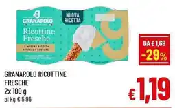 A&O Granarolo ricottine fresche offerta