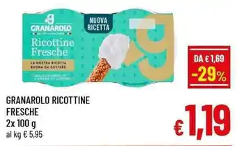 A&O Granarolo ricottine fresche offerta