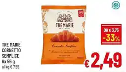 A&O Tre marie cornetto semplice offerta
