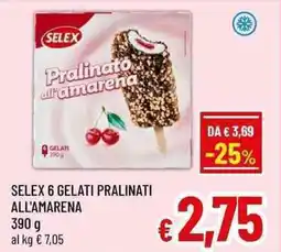 A&O Selex 6 gelati pralinati all'amarena offerta