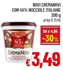 A&O Novi cremanovi con 45% nocciole italiane offerta