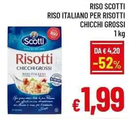 A&O Riso scotti riso italiano per risotti chicchi grossi offerta