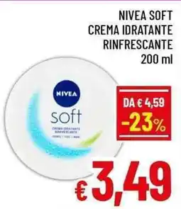 A&O Nivea soft crema idratante rinfrescante offerta