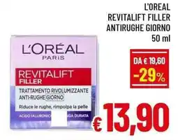 A&O L'oreal revitalift filler antirughe giorno offerta