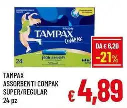 A&O Tampax assorbenti compak super/regular offerta
