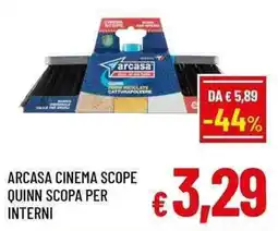 A&O Arcasa cinema scope quinn scopa per interni offerta