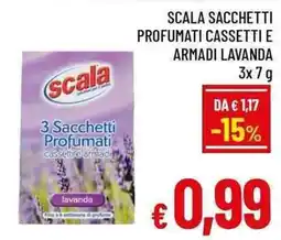 A&O Scala sacchetti profumati cassetti e armadi lavanda offerta