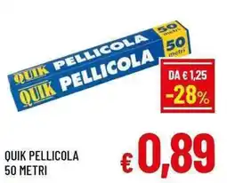 A&O Quik pellicola 50 metri offerta