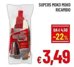 A&O Super5 moko moko ricambio offerta