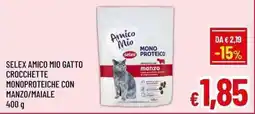 A&O Selex amico mio gatto crocchette monoproteiche con manzo/maiale offerta