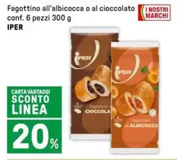 Iper La Grande Fagottino all'albicocca o al cioccolato IPER offerta