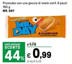 Iper La Grande Plumcake con una goccia di miele MR. DAY offerta