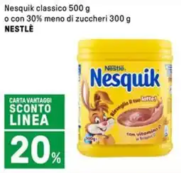 Iper La Grande Nesquik classico o con 30% meno di zuccheri NESTLÉ offerta