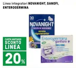 Iper La Grande Linea integratori NOVANIGHT, SANOFI, ENTEROGERMINA offerta