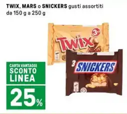 Iper La Grande TWIX, MARS o SNICKERS offerta