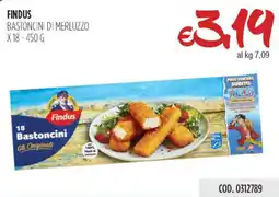 Carico Cash & Carry FINDUS BASTONCINI DI MERLUZZO offerta