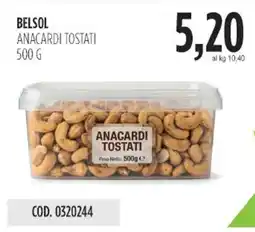 Carico Cash & Carry Belsol anacardi tostati offerta