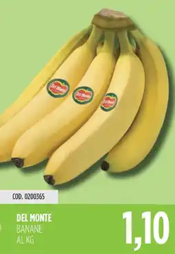 Carico Cash & Carry Del monte banane offerta
