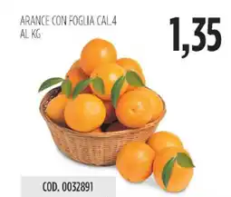 Carico Cash & Carry Arance con foglia cal.4 offerta