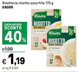 Iper La Grande Risotteria Risotteria ricette KNORR offerta