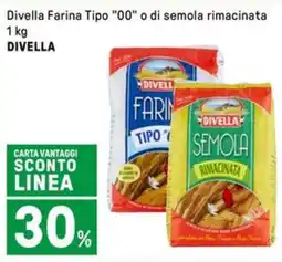Iper La Grande Divella Farina Tipo "00" o di semola rimacinata DIVELLA offerta