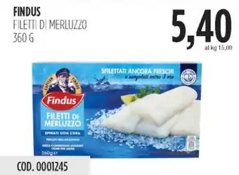 Carico Cash & Carry Findus filetti di merluzzo offerta